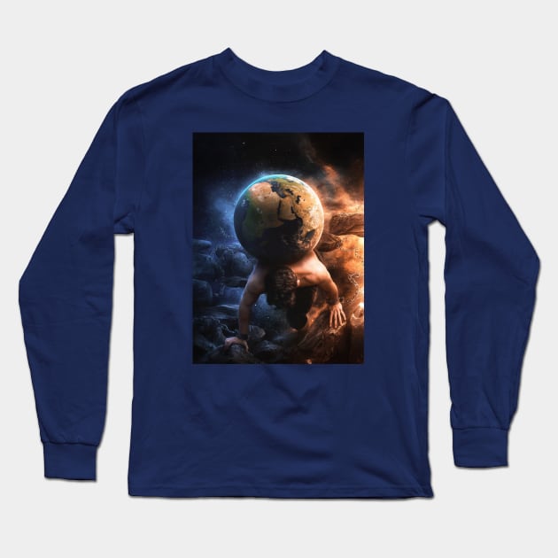 Titan Long Sleeve T-Shirt by RoscoAdrian